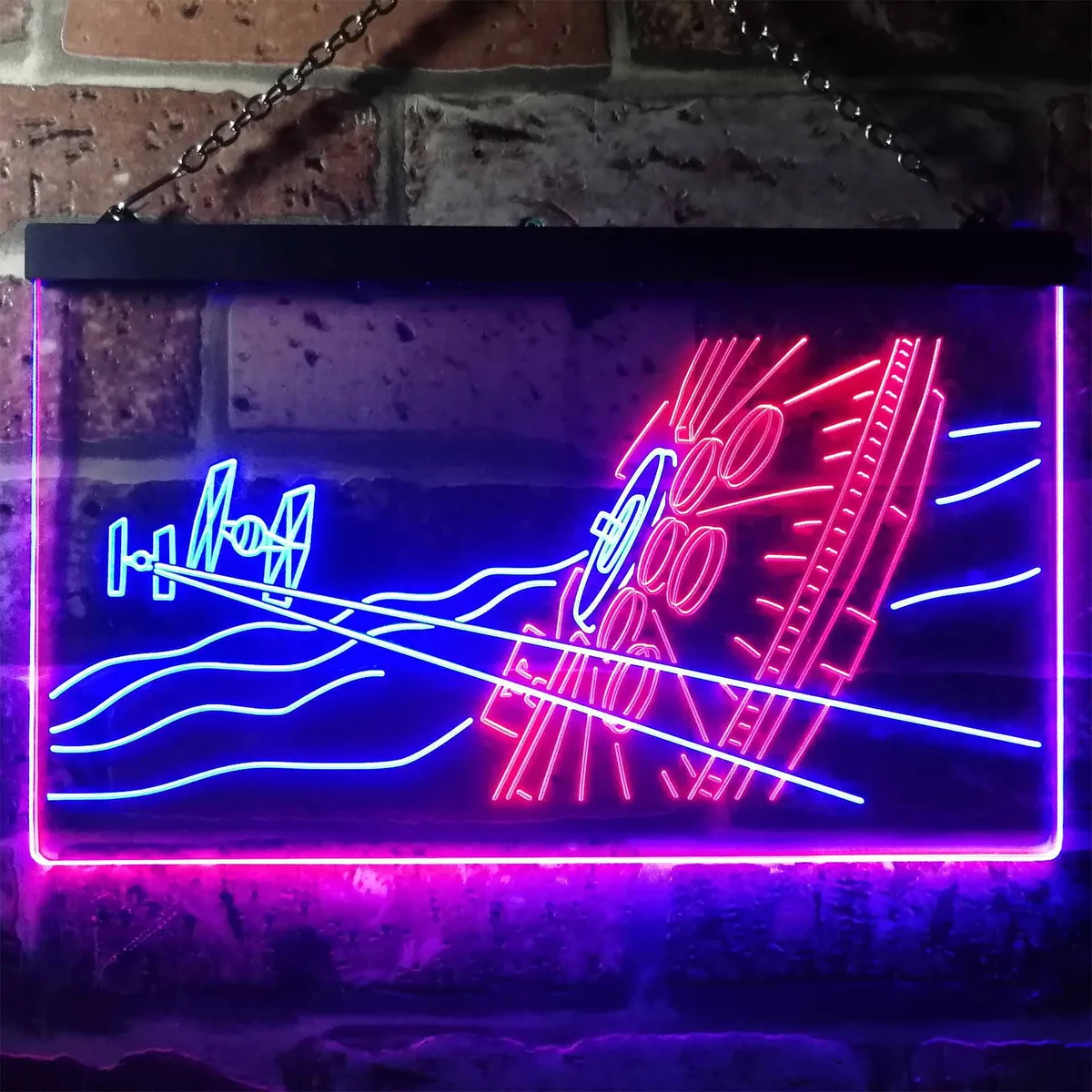 Star Wars Millenium Falcon Neon-Like LED Sign