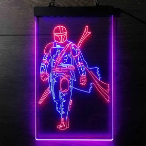 Star Wars The Mandalorian Neon-Like LED Sign