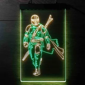 Star Wars The Mandalorian Neon-Like LED Sign