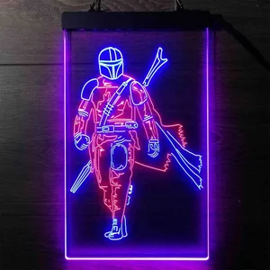 Star Wars The Mandalorian Neon-Like LED Sign