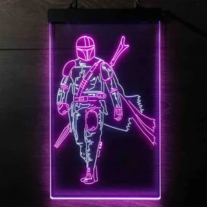 Star Wars The Mandalorian Neon-Like LED Sign