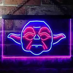 Star Wars Yoda Face Neon-Like LED Sign