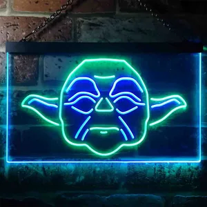 Star Wars Yoda Face Neon-Like LED Sign