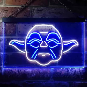 Star Wars Yoda Face Neon-Like LED Sign