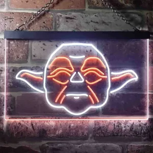 Star Wars Yoda Face Neon-Like LED Sign