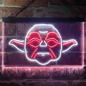 Star Wars Yoda Face Neon-Like LED Sign