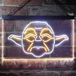 Star Wars Yoda Face Neon-Like LED Sign
