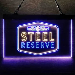 Steel Reserve The Brewing Steel Company Neon-Like LED Sign