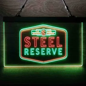 Steel Reserve The Brewing Steel Company Neon-Like LED Sign