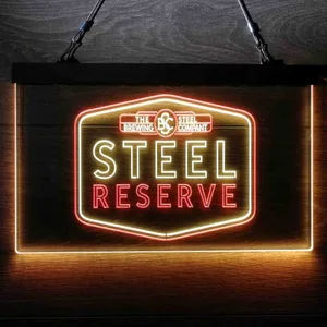 Steel Reserve The Brewing Steel Company Neon-Like LED Sign