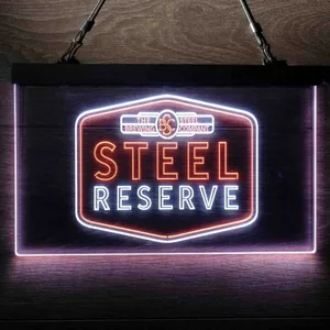 Steel Reserve The Brewing Steel Company Neon-Like LED Sign