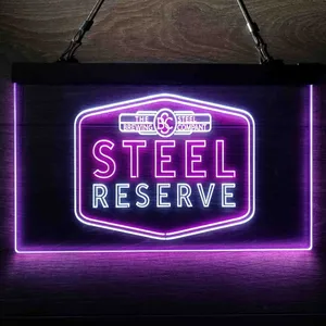 Steel Reserve The Brewing Steel Company Neon-Like LED Sign