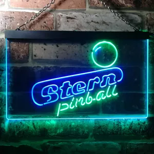 Stern Pinball Logo  Neon-Like LED Sign