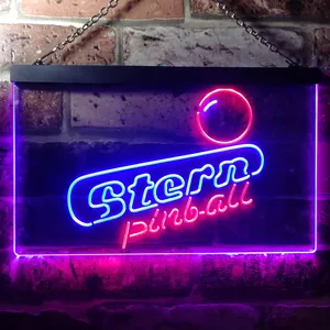 Stern Pinball Logo  Neon-Like LED Sign