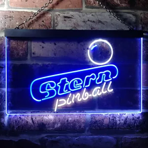 Stern Pinball Logo  Neon-Like LED Sign