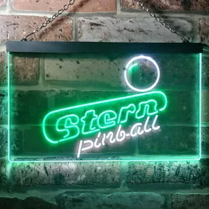Stern Pinball Logo  Neon-Like LED Sign