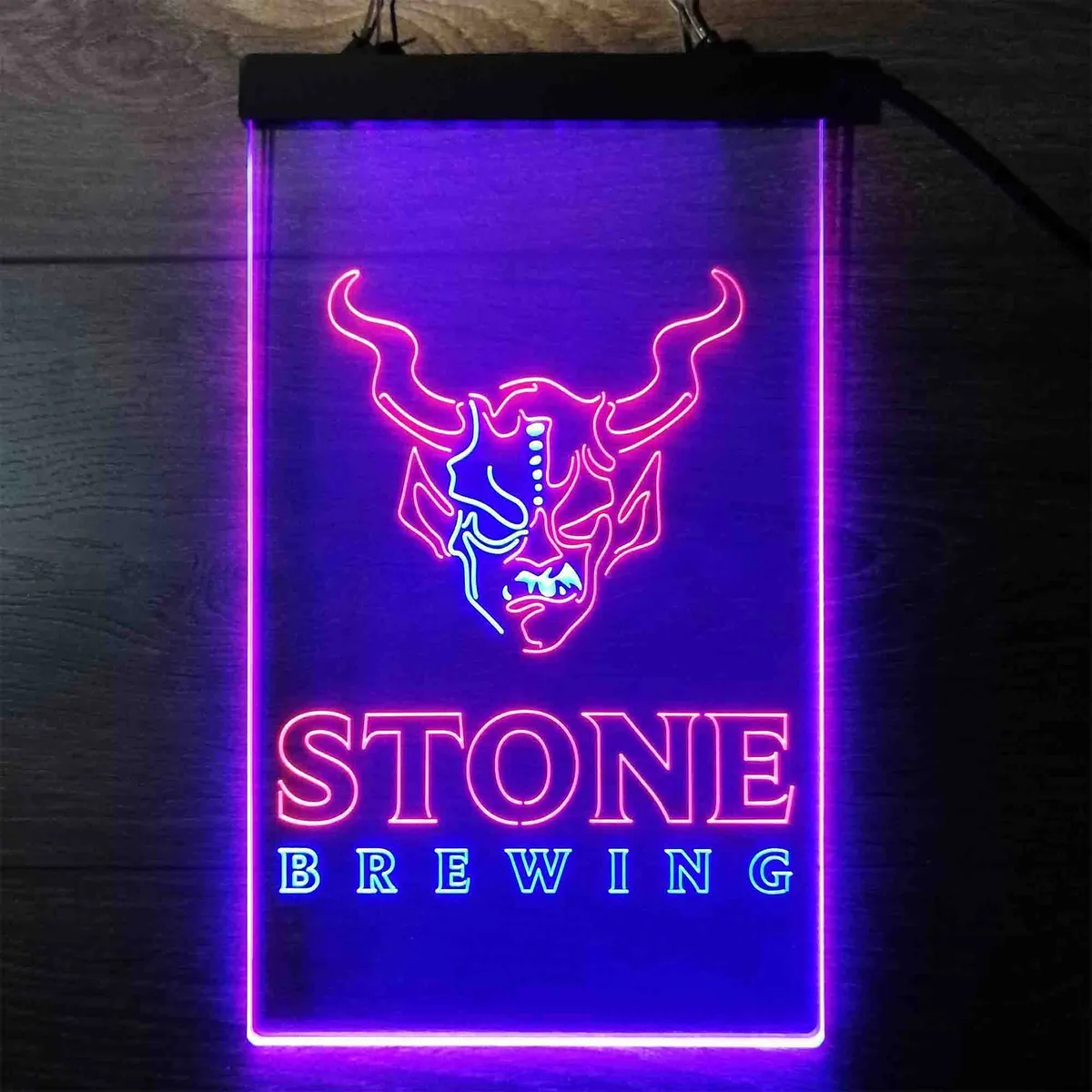 Stone Brewing Logo Neon-Like LED Sign