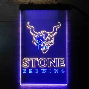 Stone Brewing Logo Neon-Like LED Sign