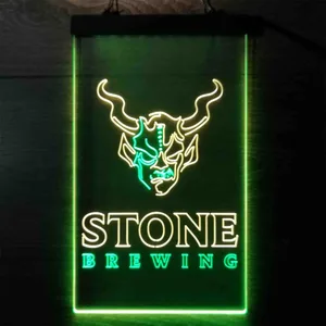 Stone Brewing Logo Neon-Like LED Sign