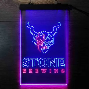 Stone Brewing Logo Neon-Like LED Sign