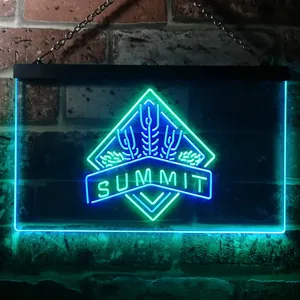 Summit Brewing Co. Summit Logo Neon-Like LED Sign