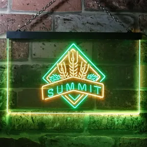 Summit Brewing Co. Summit Logo Neon-Like LED Sign