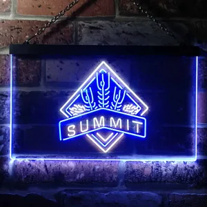 Summit Brewing Co. Summit Logo Neon-Like LED Sign