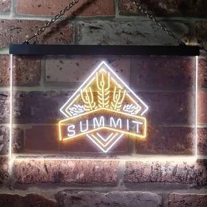 Summit Brewing Co. Summit Logo Neon-Like LED Sign