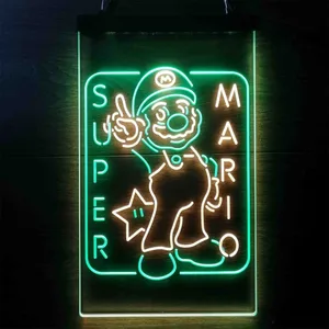 Super Mario Bros. Mario Neon-Like LED Sign