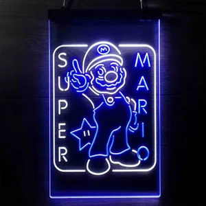 Super Mario Bros. Mario Neon-Like LED Sign
