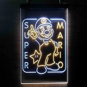 Super Mario Bros. Mario Neon-Like LED Sign