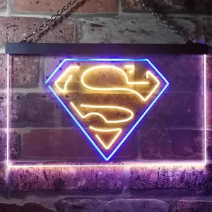 Superman Neon-Like LED Sign