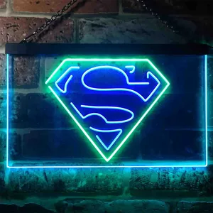 Superman Neon-Like LED Sign