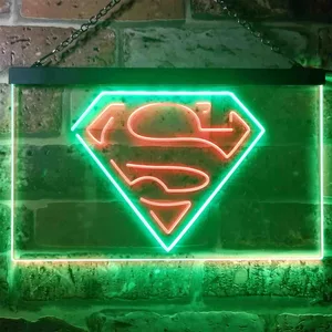 Superman Neon-Like LED Sign