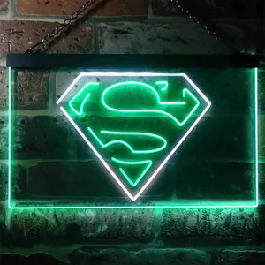 Superman Neon-Like LED Sign