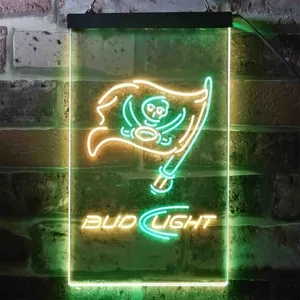 Tampa Bay Buccaneers Bud Light Neon-Like LED Sign