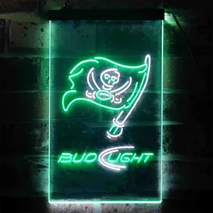 Tampa Bay Buccaneers Bud Light Neon-Like LED Sign
