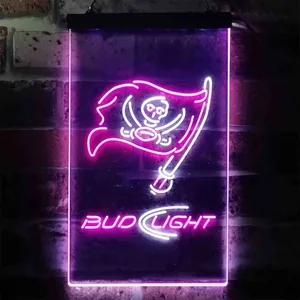 Tampa Bay Buccaneers Bud Light Neon-Like LED Sign