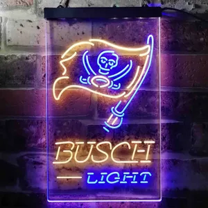 Tampa Bay Buccaneers Busch Light Neon-Like LED Sign