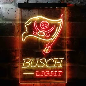 Tampa Bay Buccaneers Busch Light Neon-Like LED Sign