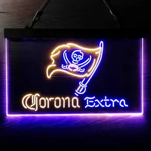 Tampa Bay Buccaneers Corona Extra Neon-Like LED Sign