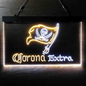 Tampa Bay Buccaneers Corona Extra Neon-Like LED Sign