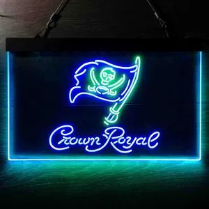 Tampa Bay Buccaneers Crown Royal Neon-Like LED Sign