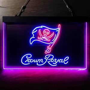Tampa Bay Buccaneers Crown Royal Neon-Like LED Sign