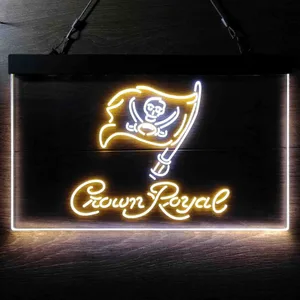 Tampa Bay Buccaneers Crown Royal Neon-Like LED Sign