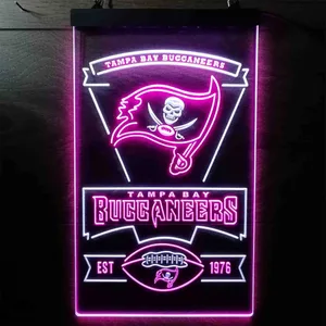 Tampa Bay Buccaneers EST 1976 Neon-Like LED Sign
