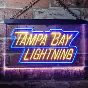 Tampa Bay Lightning Banner Neon-Like LED Sign