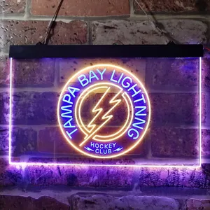 Tampa Bay Lightning Hockey Club Neon-Like LED Sign