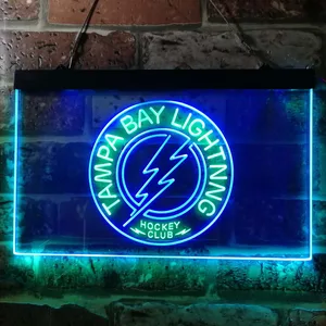 Tampa Bay Lightning Hockey Club Neon-Like LED Sign
