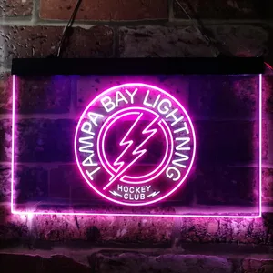 Tampa Bay Lightning Hockey Club Neon-Like LED Sign